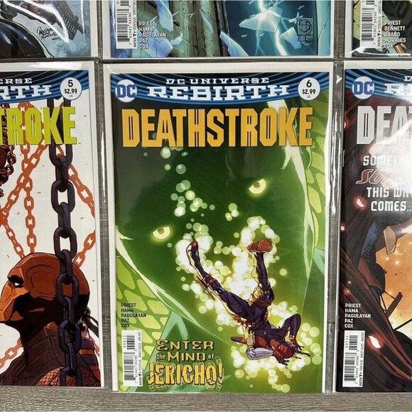 Deathstroke Rebirth 2016 DC series Lot #1 #2 #3 #4 #5 #6 #7 #8 VG - Picture 7 of 9